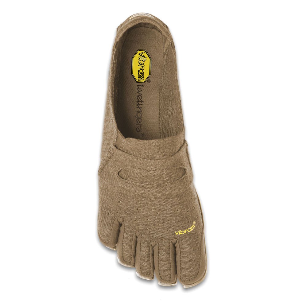 Vibram Five Fingers Mens Barefoot Shoes - Khaki - CVT-Hemp - 35029-GFKE